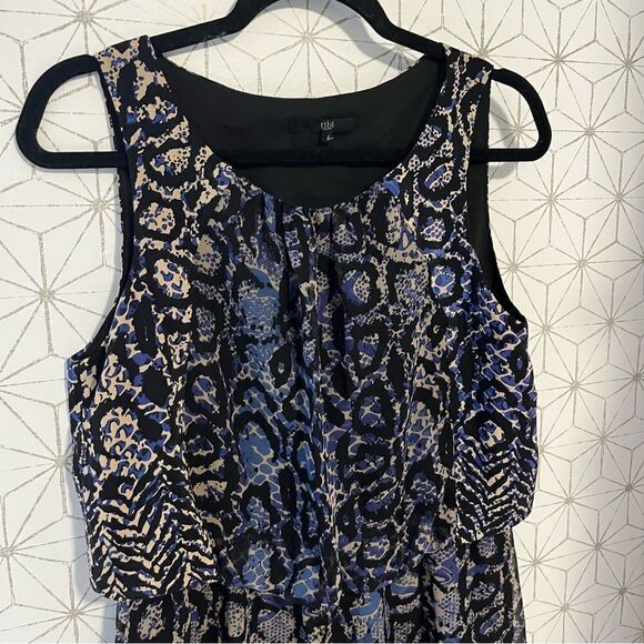 Tibi Silk Snake Print Dress - Picture 5 of 6